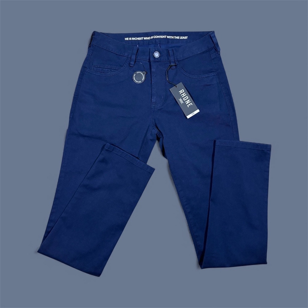 Rhone Everyday Twill 5 Pocket Pants‎ Men's 28x33 Navy Slim Straight NWT